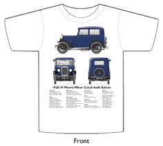 Morris Minor Coach-built saloon 1928-34 T-shirt Front